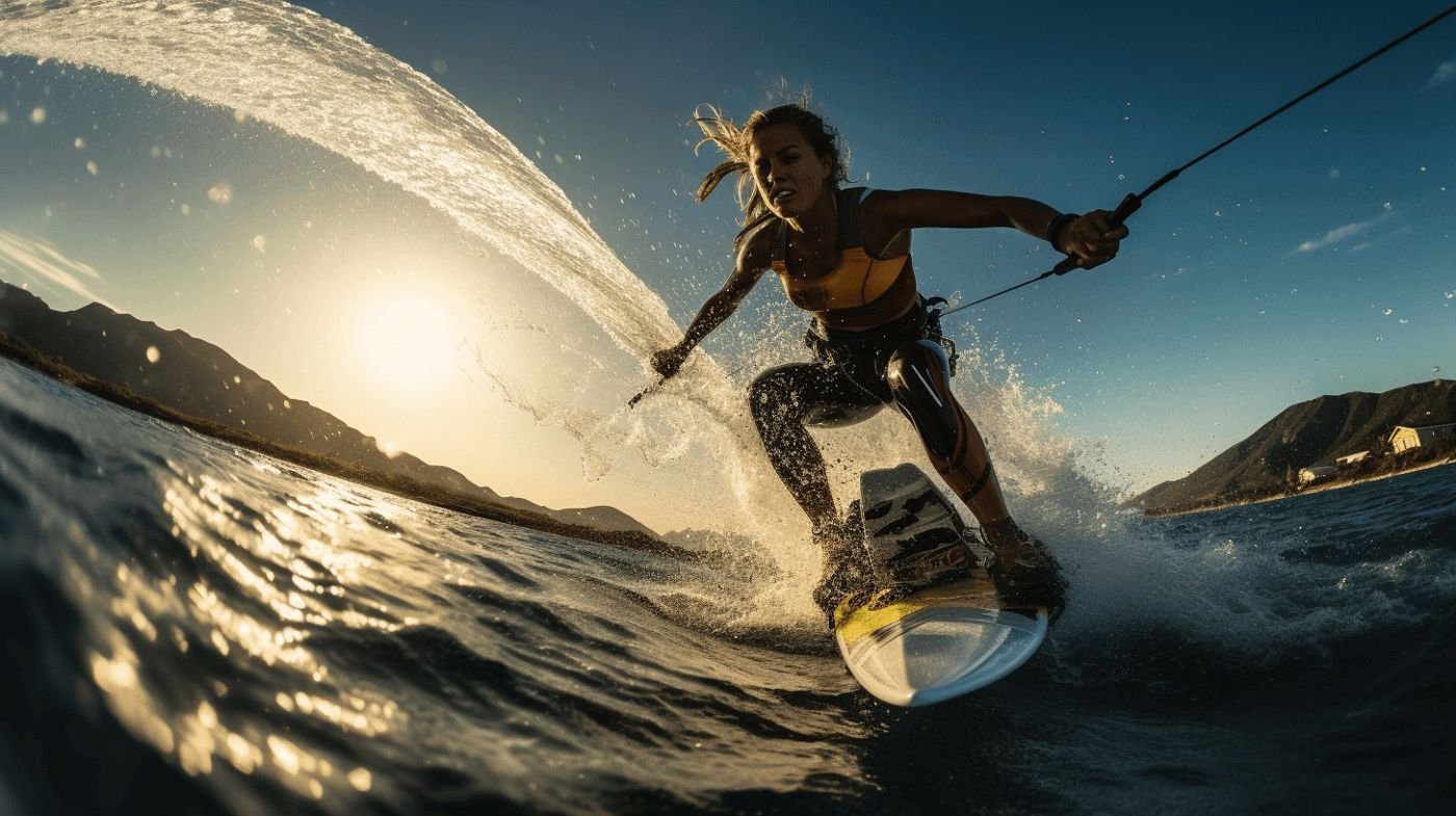 Wakeboarding and Waterskiing at lake garda