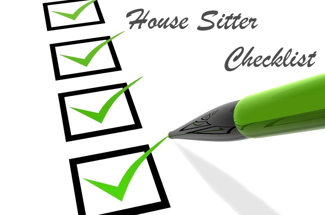 House Sitter Checklist Template